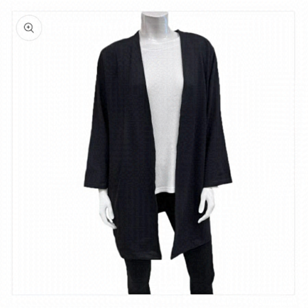 Gilmour Long Faux Suede Relaxed Blazer with Pockets